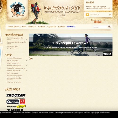 Przyczepka rowerowa dla małego dziecka skórzewo w Poznaniu