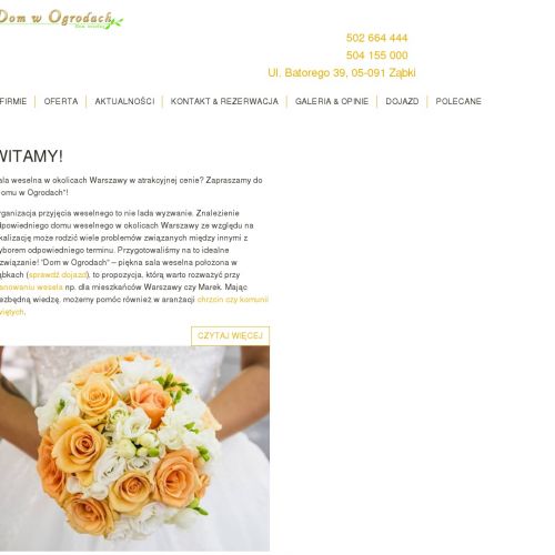 Tania sala weselna - Ząbki