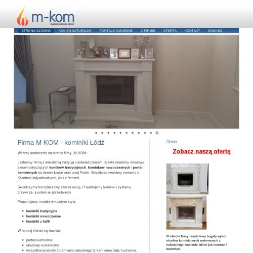 Obudowy kominkowe stylowe w Łodzi