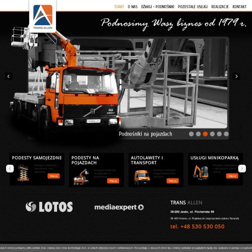 Sanok - żuraw samojezdny