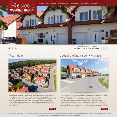 Domy w stanie deweloperskim straszyn w Gdańsku