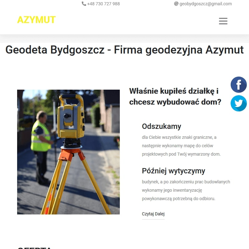 Geodezja dąbrowa chełmińska w Inowrocławiu