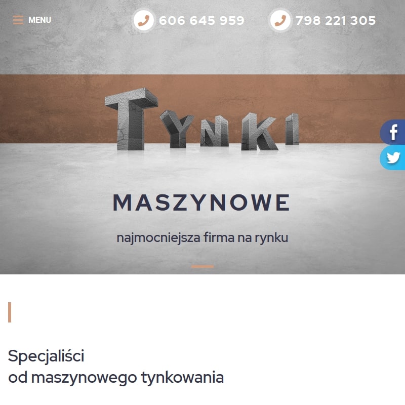 Tynki maszynowe pabianice cena - łowicz