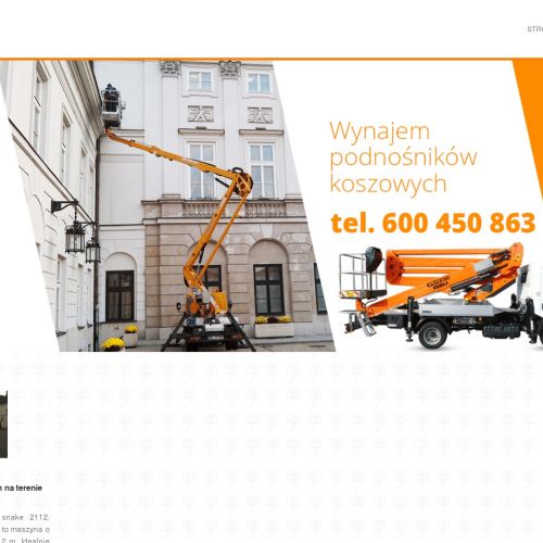 Grodzisk Mazowiecki - podnośnik koszowy 31 m