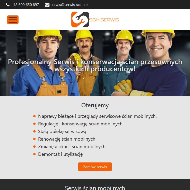Naprawa ścian składanych Katowice