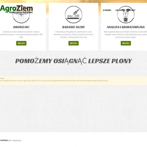 Rolnictwo precyzyjne usługi - Opole