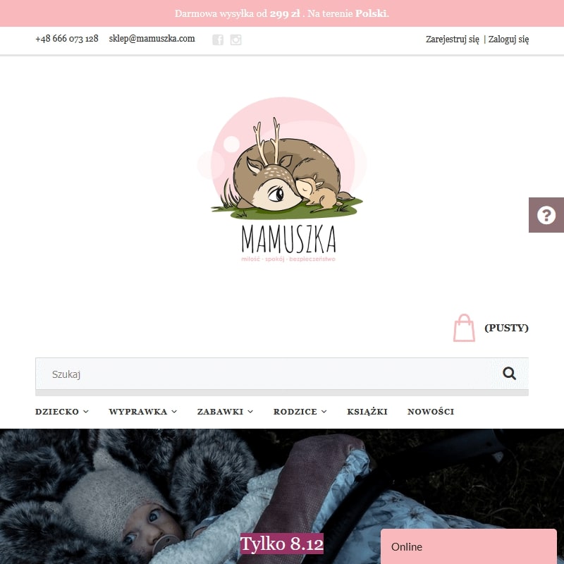 Kocyki bambusowe dla niemowląt