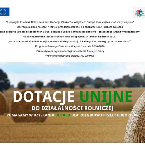 Działalność pozarolnicza dotacje