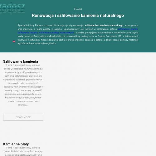 Warszawa - szlifowanie granitu