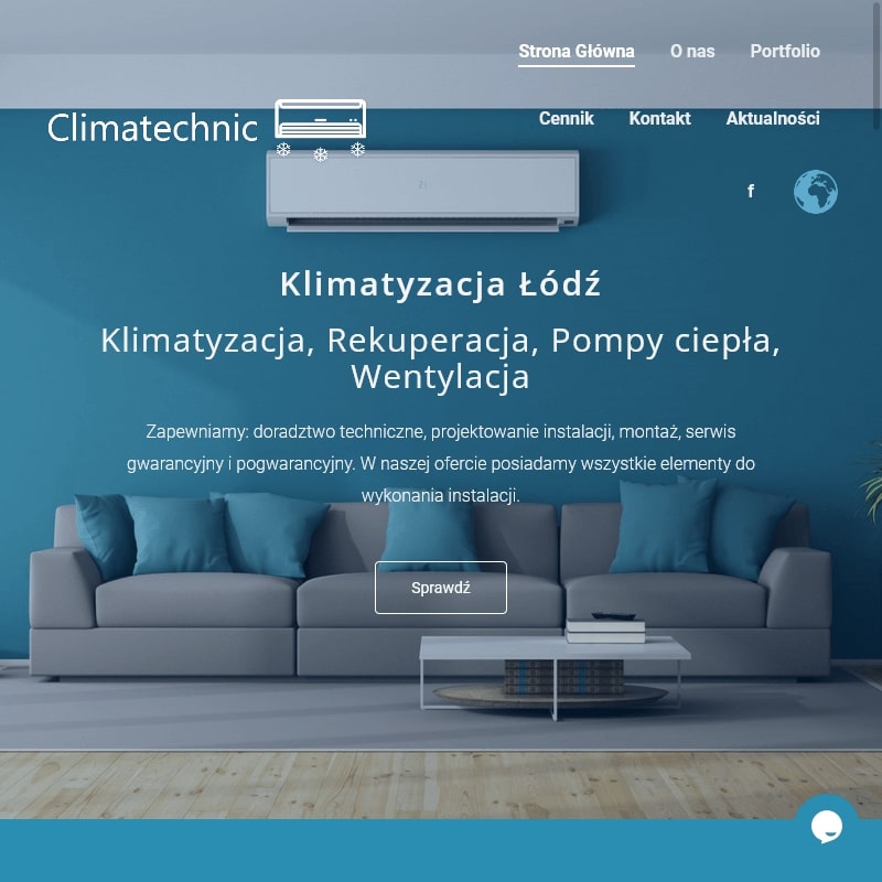 Montaż centrali wentylacyjnej w Łodzi