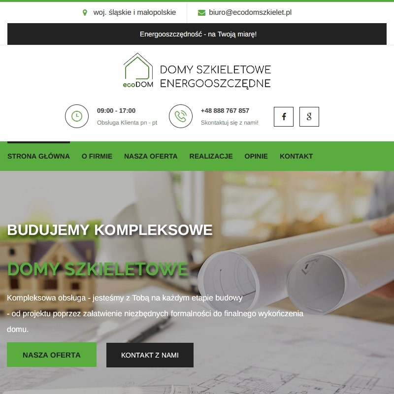 Domy szkieletowe pod klucz Kraków