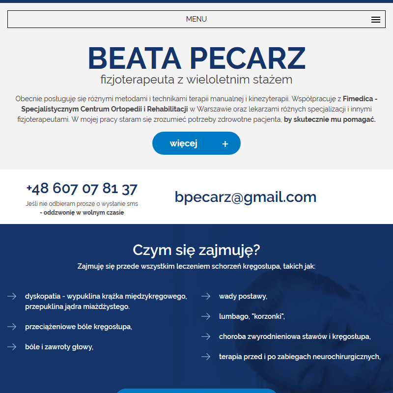 Leczenie schorzeń kręgosłupa w Warszawie