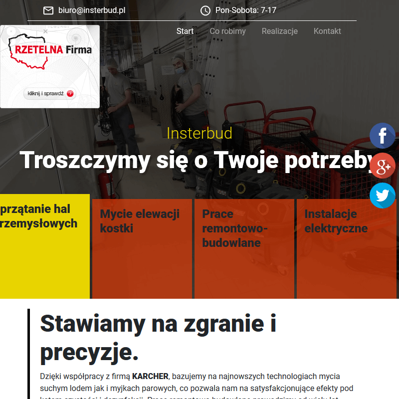 Sprzątanie hal przemysłowych