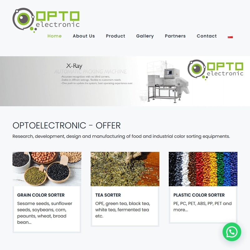 Kolor sorter optyczny