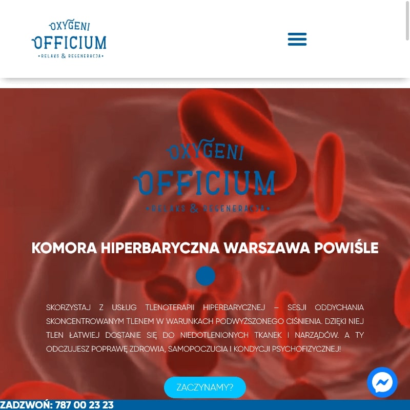 Komora hiperbaryczna warszawa cena - Warszawa