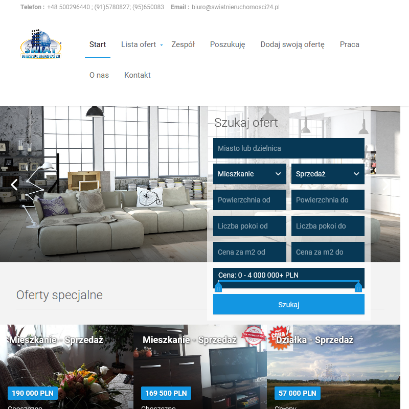 Mieszkania do remontu - Choszczno