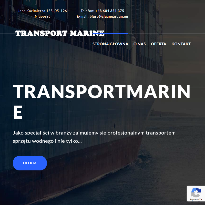 Transport jachtów w Warszawie